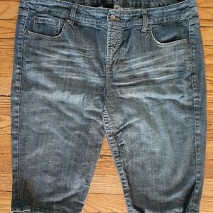 Torrid Jeans Plus Size 22 Denim Bermuda Shorts NWOT New